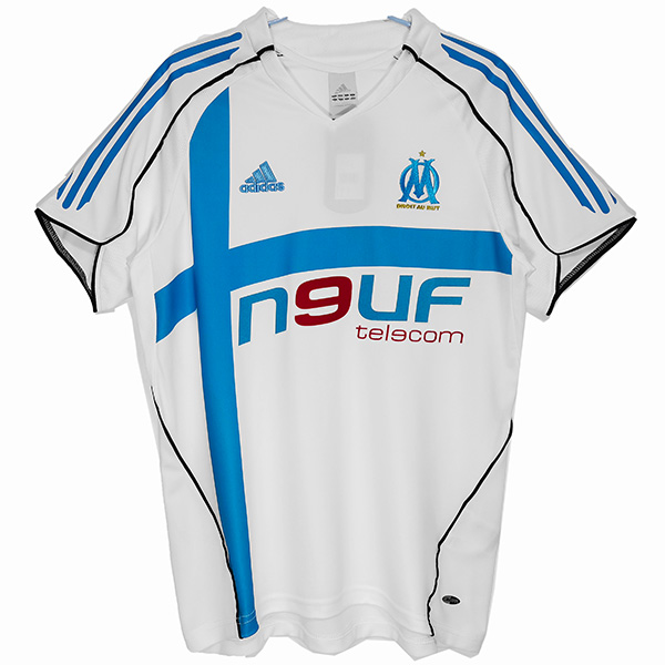 Olympique de Marseille casa retrò maglia da calcio divisa da uomo prima maglia da calcio 2005-2006